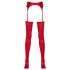 NO:XQSE - Glänzendes Straps-Set (Rot) - L/XL