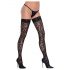 Cottelli Legwear - Schwarze Leoparden-Overknees - 5