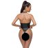 Cottelli Party - tief ausgeschnittener Body (schwarz) - L