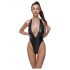 Cottelli Party - tief ausgeschnittener Body (schwarz) - XL