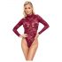 Cottelli - Transparenter Spitzenbody (Rot) - M