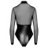 Noir - Glänzender Transparent-Body (Schwarz) - M