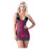 Cottelli - Exklusives Korsagen-Spitzenkleid (Rot-Schwarz)