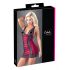 Cottelli - Exklusives Korsagen-Spitzenkleid (Rot-Schwarz)