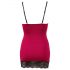 Cottelli - Exklusives Korsagen-Spitzenkleid (Rot-Schwarz) - L