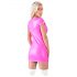 Cottelli Party - Glänzendes Minikleid mit kurzen Ärmeln (Pink) - M