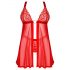 Obsessive Elianes - Spitze Babydoll Set (Rot)