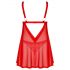 Obsessive Elianes - Spitze Babydoll Set (Rot)