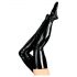 Latex-Strümpfe für Damen (schwarz) - 2XL