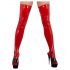 Latex Strumpfhose Damen (rot) - S/M