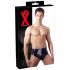 Latex Herren-Shorts mit innerem Anal-Dildo (schwarz) - M