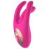 Mrow - Akku-Vibrator mit 3-fach-Klitorisreizer (Pink)