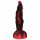 OgazR Hell Dong - přísavkový rýhovaný dildo - 20 cm (černá-červená)