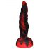 Dämonischer Stachel-Dildo - 20 cm (schwarz-rot)