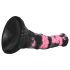 Bad Horse - Silikon-Dildo 18cm (schwarz-pink)