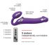 Strap-on-me M – kabelloser Auflegevibrator (Lila)