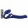 Strap-on-me M - Aufblasbarer Vibrator zum Anlegen (blau)