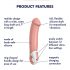 Satisfyer Master - wasserdichter Akku-Vibrator (Natur)