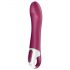 Satisfyer Big Heat - akumulátorový, vyhřívací vibrátor na bod G (červený)