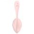 Satisfyer Ribbed Petal - vibrační vajíčko s rádiovým ovládáním (růžová)