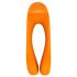 Satisfyer Candy Cane - Wasserdichter Akku Doppelvibrator (Orange)