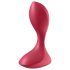 Satisfyer Backdoor Lover - Wiederaufladbar, wasserdichter Analvibrator (Rot)