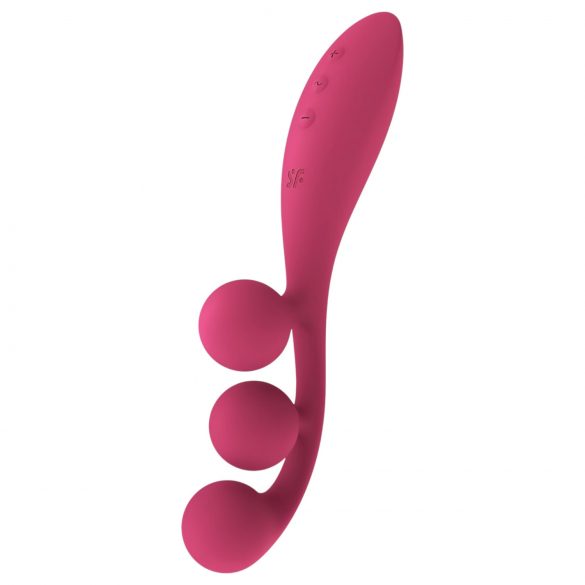 Satisfyer Tri Ball 1 - akumulátorový, multifunkční vibrátor (červený)