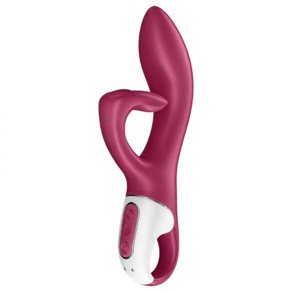 Satisfyer Embrace Me - akumulátorový vibrátor s ramínkem na klitoris (červený)