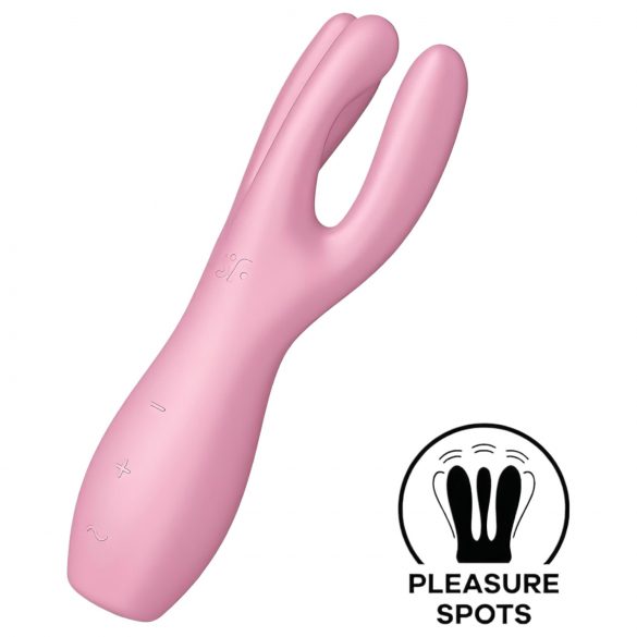 Satisfyer Threesome 3 - Akku-Klitorisstimulator (Pink)