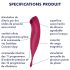 Satisfyer Twirling Pro - Intelligenter 2in1 Klitoris-Vibrator (Rot)