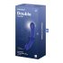 Satisfyer Double Crystal - Zweiseitiger Glasdildo (Blau)