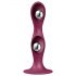 Satisfyer Double Ball-R: Haftgewicht-Dildo (Rot)