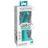 Dillio Curious Five - silikonové dildo s přísavkou (15 cm) - tyrkysové