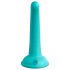 Dillio Neugier - Silikon-Dildo (15cm) - Türkis