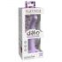 Dillio Curious Five - Lila Silikondildo mit Saugfuß (15 cm)