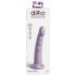 Dillio Slim Seven - Stimulations-Dildo mit Saugnapf (20cm) - Lila