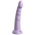 Dillio Slim Seven - Stimulations-Dildo mit Saugnapf (20cm) - Lila