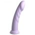 Dillio Super Acht - Silikon-Dildo mit Saugnapf (21 cm) - Lila