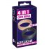 You2Toys 4in1 - Penis- & Hodenring Set - 2-teilig (Natur-Schwarz)