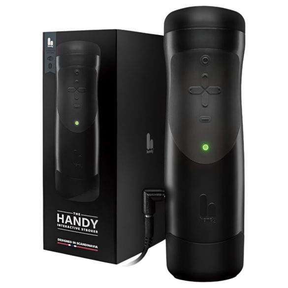 The Handy 1.1 - chytrý, síťový, VR masturbátor (černý)