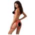 Passion Magali - 3-teiliges Körperharness-Set (rot) - L/XL