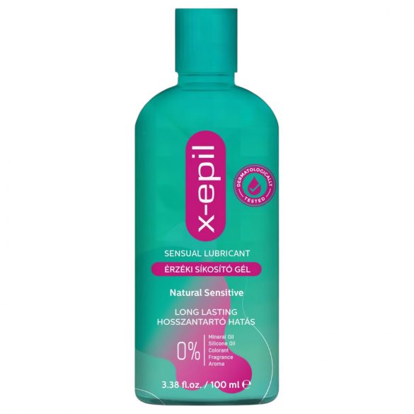 X-Epil Natural Sensitive - smyslný lubrikační gel (100 ml)