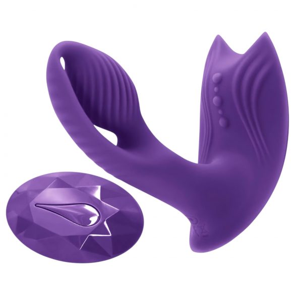 Inya Bump-N-Grind - Funk-Radio, Wärme 2in1 Klitorisvibrator (Lila)