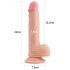 Lovetoy Nature Cock - realistisch, mit Saugfuß, 21cm (natur)