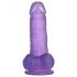 Lovetoy Jelly Studs - realistischer Dildo mit Basis - 15 cm (lila)