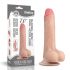 Lovetoy Sliding-Skin – Zweischicht-Dildo 18 cm (natur)