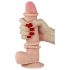 Lovetoy Sliding-Skin - Doppelschicht-Dildo - 21cm (Natur)