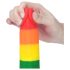 Lovetoy Prider - realistischer Dildo mit Hoden - 20cm (Regenbogen)