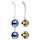 Nalone Yany Love - Verstellbares Liebeskugel-Set (Blau-Gold)