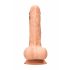 RealRock Dong 7 - Naturgetreuer Dildo mit Hoden (17cm)